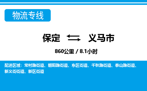 保定至義馬市貨運專線：家具運輸專線「免費取件」