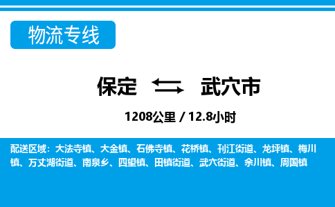 保定至武穴市貨運(yùn)專線:物流專線時(shí)效穩(wěn)定「準(zhǔn)時(shí)到貨」 保定至武穴市貨運(yùn)專線:物流專線時(shí)效穩(wěn)定「準(zhǔn)時(shí)到貨」